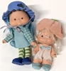 Vintage 1980s Strawberry Shortcake: 6 Dolls (4" - 5.25"), 1 Pet, 2 Hairbrushes & Puzzle (11" x 14") + 2 Small Cabbage Patch Kids Figures - 3