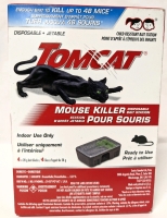 New TOMCAT Mouse Killer Disposable Bait Station | Chips & Dog Resistant | 4 x 28g Bait Blocks