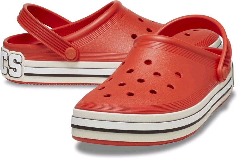 New Size M9 / W11 | CROCS Off Court Logo Clog (Tomato)