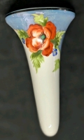 Noritake Japan Porcelain Wall Pocket Vase | 4.6" x 2.5" x 8" Long