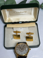 BIRKS Quartz Watch Boxed Cuff Links