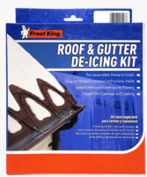 New | Frost King 120V 300Watt Roof & Gutter De-Icing Cable Kit 60' Long | Pre Assembled & Ready To Install