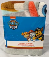 New Paw Patrol Plush Throw Blanket. 46" by 60"