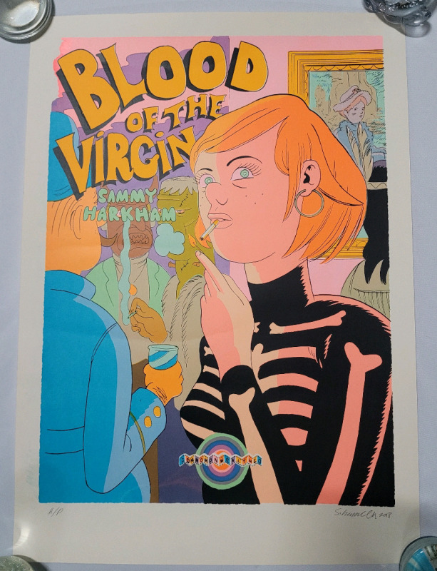 Blood of the Virgin by Sammy Harkham Signed Lithograph Poster