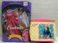 New Wicked StepMother Disney Classic Mask & Costume Playset and Barbie 9x7" Lunchbox