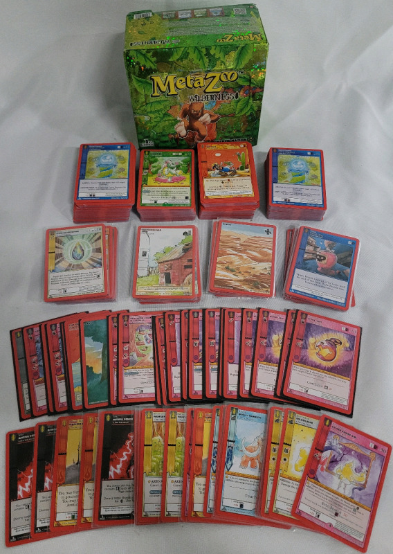 MetaZoo Cryptid Nation TCG 1st. Edition WILDERNESS Trading Cards , 400+ Cards