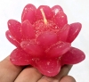 New & Old Stock Lotus, Rose & Flower Floating Candies | 14 Candles Total | Largest 3" x 1.6" Tall - 3