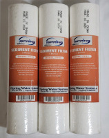 3 New - iSpring FP15 5-Micron Standard 10" x 2.5" Multi-Layer Sediment Water Filter Replacement Cartridges, White .