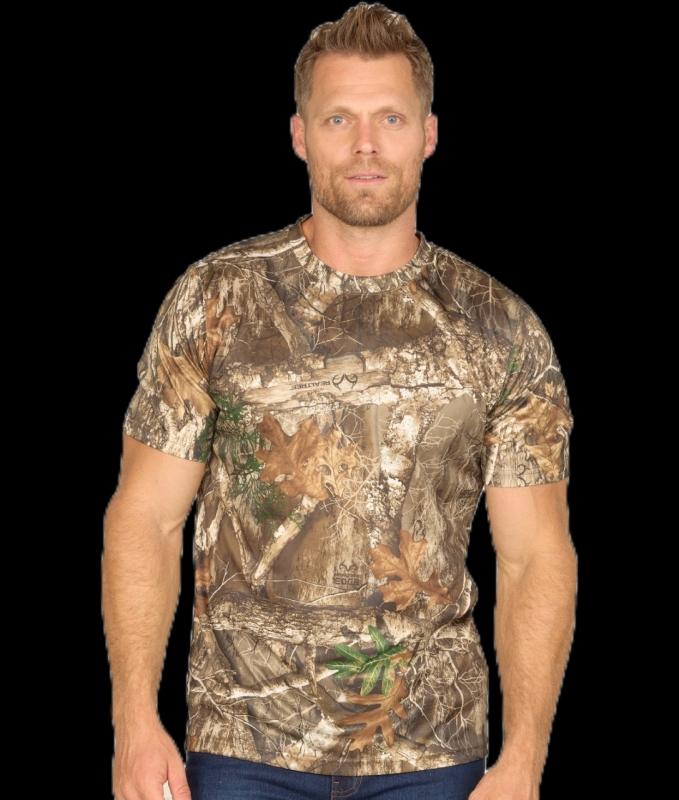 New Men's Size Large | Realtree Edge Short Sleeve Poly Tee