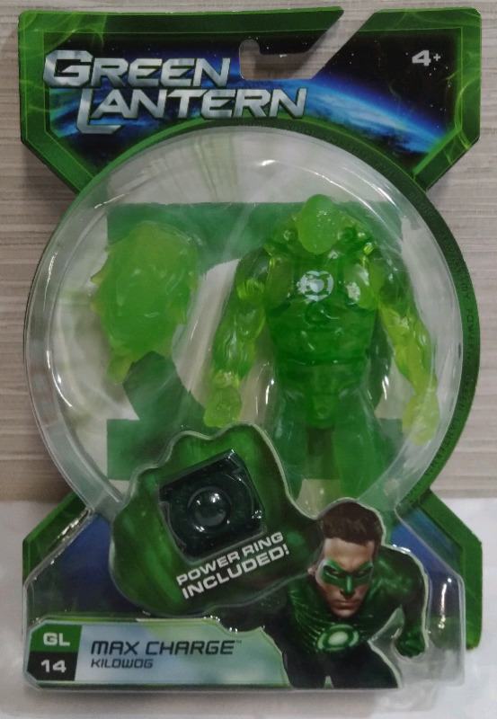 New Green Lantern Max Charge Kilowog Toy and Power Ring