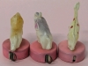 3 Tiny Vintage Celluloid Zoo Animal Measuring Tapes | Made in Japan | Up to 2" Tall - 3