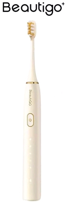 New Beautigo Rechargeable Electric Toothbrush w 4 Modes & Brush Head