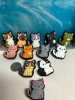 12 Whimsical Kitten Cat Croc Shoe Charms - 4