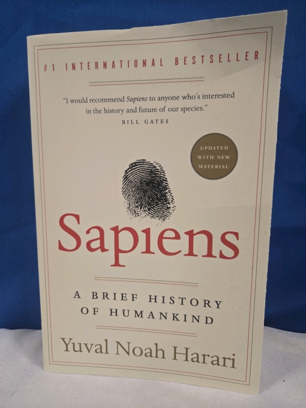 New | Saplens: A Breif History Of Mankind, Written By Yuval Noah Harari | Paperback Novel 9" Tall