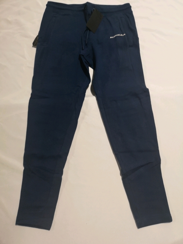 New ALPHALETE Men's Essential Core Jogger Size Medium (Atlantic Blue)