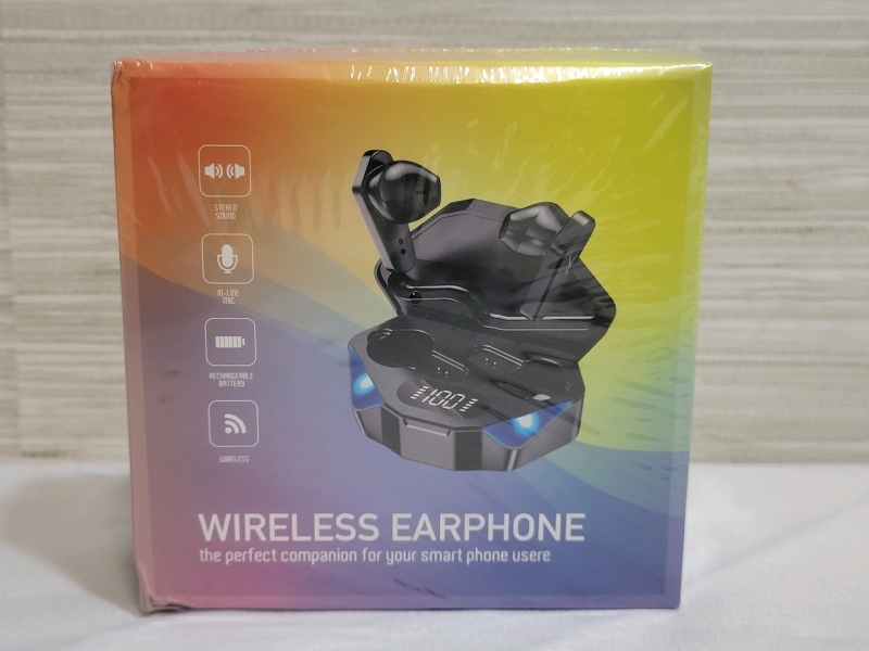 New , Sealed - X15 TWS Bluetooth Wireless Gamer Earbuds , 65ms Low Latency Earbuds Esport Gaming .