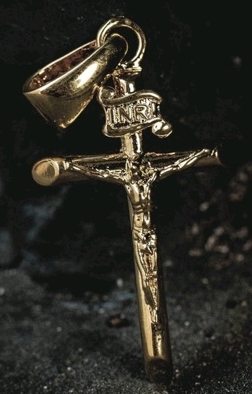 New GLD | Crucifix Vermeil Pendant - 18k Gold Plated Over 925 Sterling Silver | Retails for $178!