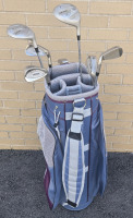 10+ Pcs Golf Lot | Right Handed Virage Golf Clubs With Wilson Bag + Accessories | Includes Driver Iron & Putter ( 7 Toatl )