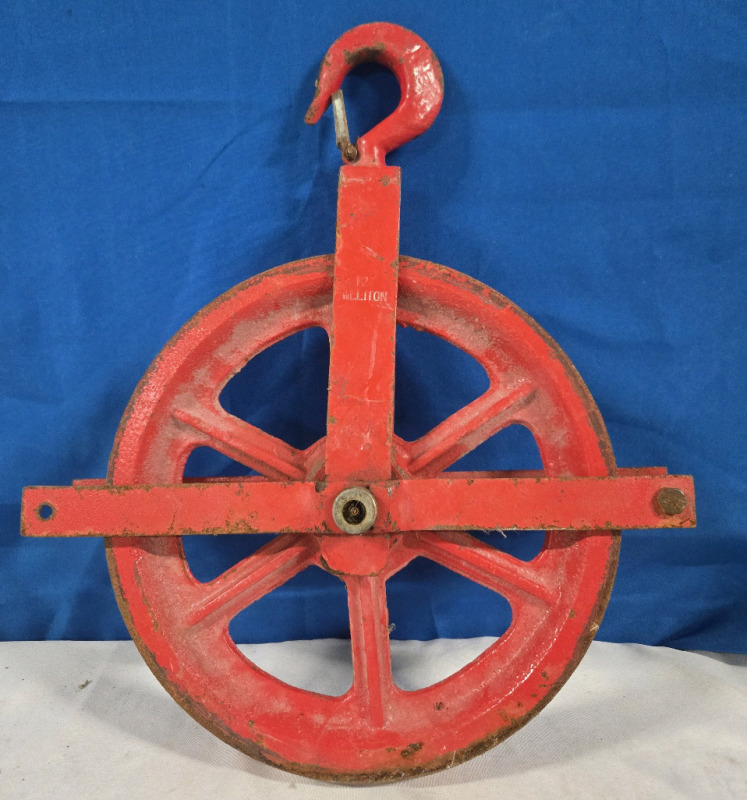 Williton | 12" Metal Hoist Wheel For Scaffolding / Gin Wheel