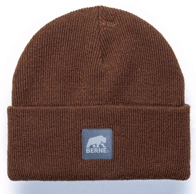 New BERNE Heritage Knit Cuff Beanie (Brown) | One Size Fits Most