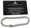 New S-Force Cuban Bracelet 18K White Gold Plated 8mm | CUBANBR LT-WHTGLD-8.5 | Retails for $82! - 2