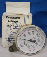 New Wika | 2&frac12;" 4000PSI Pressure Gauge | For Replacement On Compressed Gas Regulators