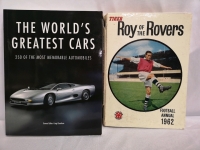 1962 Football Annual Roy of The Rovers Book & World's Greatest Car Book