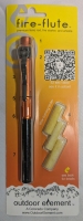 New: Outdoor Element Fire-Flute Ferro Rod, Fire-Starter and Whistle. 5.75" long