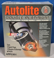 4 Pack New | Autolite Double Platinum Spark Plugs | Model #APP5364 * Retails For $46.29 *