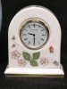 Wedgwood Picture Frame 6.5" Tall & Desk Clock 3.4" Tall - 2