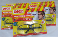 6 New Pairs of Degil Protective Eyewear Each pair is 16$ Retail