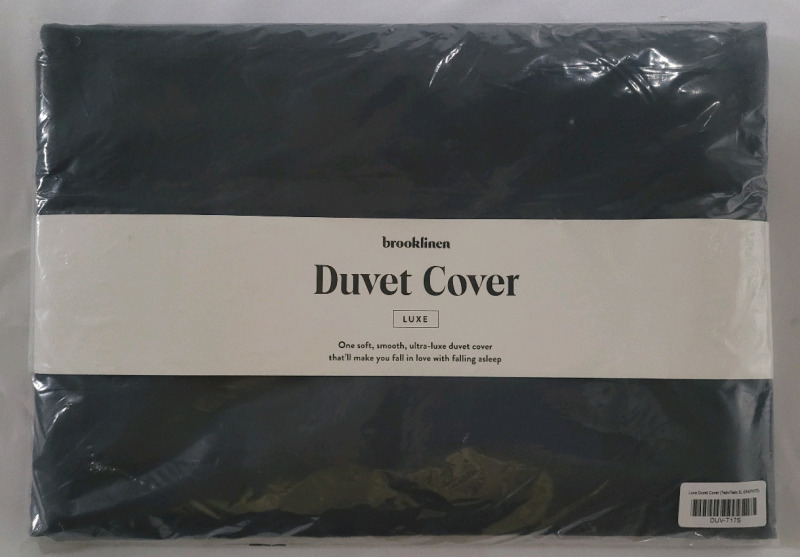 Brooklinen Luxury Sateen Duvet Cover for Twin/Twin XL Size Bed - New