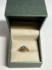 10K Yellow Gold Ring with Stones Size 8 - 3