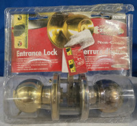 2 Pcs | Nor-Guard Security Entrance Lock Set | For Doors Up To 1¾" Thickness