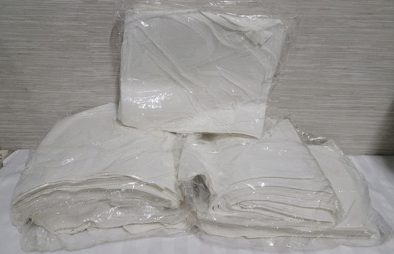 2500 11"&times;14" Loose Paper Towels , Five Bags : 500 Each - New , Sealed