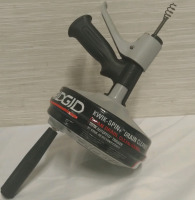New Rigid Kwik-Spin Drain Cleaner/ Drain Snake 1/2" 25' Kink Resistant Cable