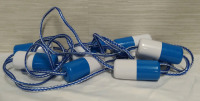 129" Buoy Line with 5x3" Buoys