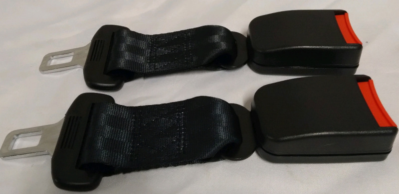 2 Replacement 9.5" Seat Belt Buckles