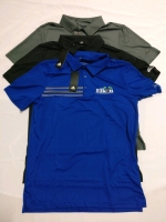 3 New Adidas Men's Golf Shirts sz Medium- With Sponsor