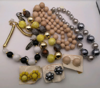 Vintage D'ORLAN Statement Bauble Necklaces + Earrings