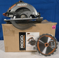 Ridgid | 18V 6&frac12;" Battery Operated Circular Saw * Battery Not Included * Model# R8651 | & New Ridgid 6&frac12;" Blade, ⅝" Arbor, 18 Carbide Teeth