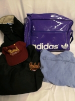 ADIDAS Bag + Champion sz Sm Hoodie + Rebel Cedar Hill sz XL Pull Over +