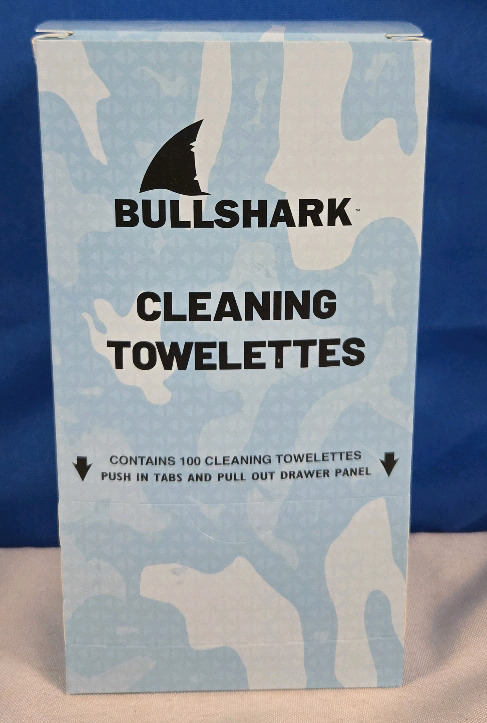 100pcs New | Bullshark Isopropanol Pre-Moistended Cleaning Towelettes