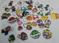 30+ New Mario Crochet Pins And Keychains