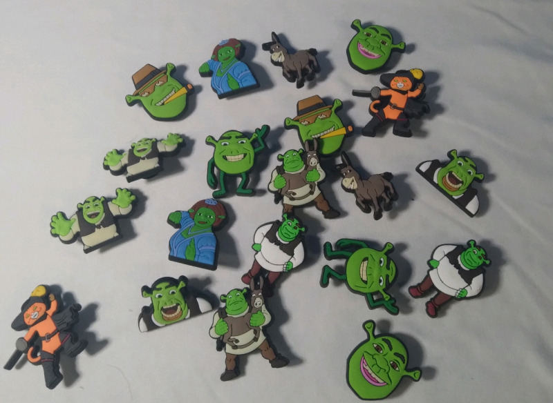 New 20 Pack of "Shrek" Croc Charms