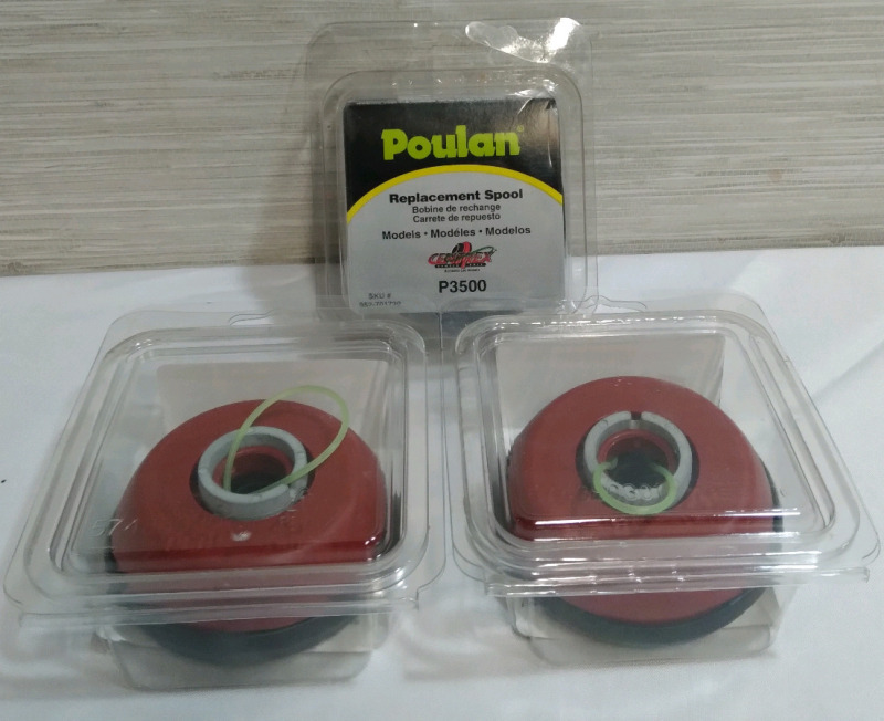 3 New Poulan Replacement Spool p3500