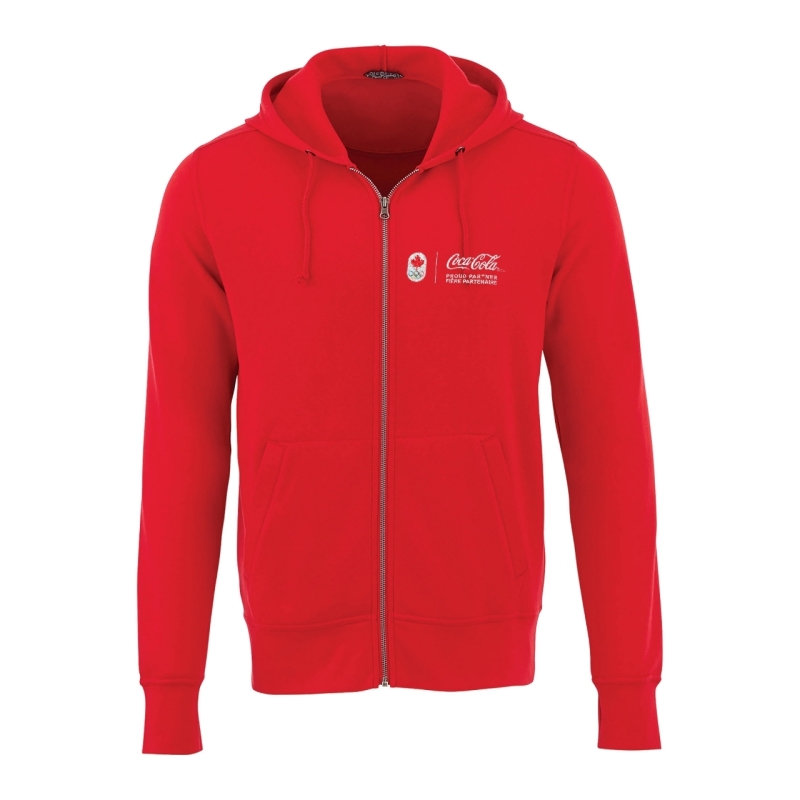 New Size Medium | Coca-Cola Olympics Cypress Fleece Full Zip Hoodie Team Red | T10014452