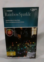 NEW in Box- Rainbow Sparkle Lights