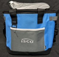 New: Koozie - Isco Cooler Bag. Blue/Grey. Shoulder Sling. 12"H x 15"L x 7"W