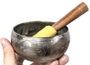 Tibetan Singing Bowl & Wand | 4" x 2" Tall - 5